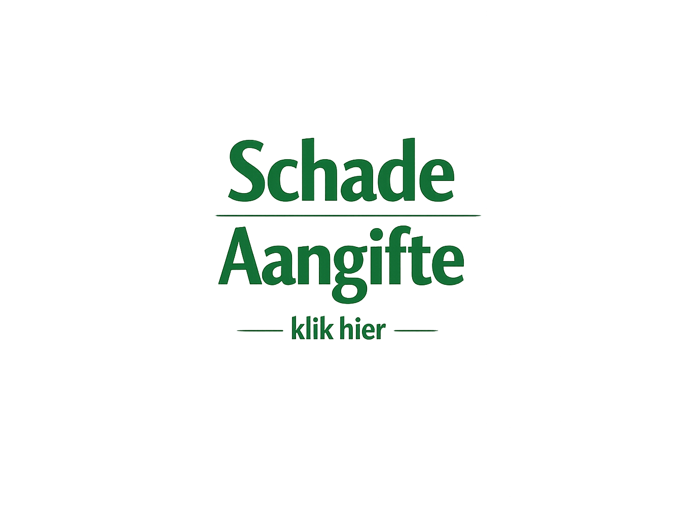 Klik hier om een schade aangifte te doen